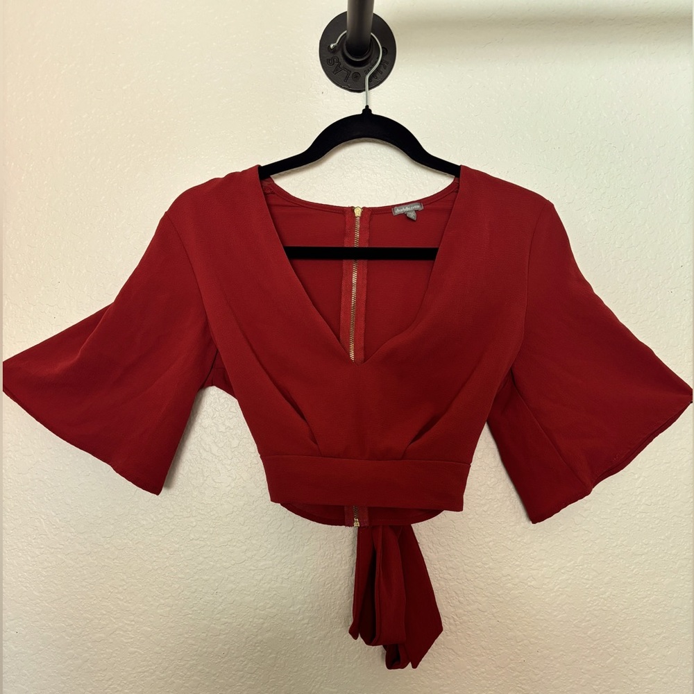 charlotte russe x-small crop top